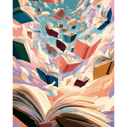 Book Storm | Paint by Number - Paint by numbers