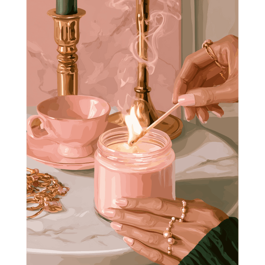Lighting the Glow | Paint by Number - Paint by numbers