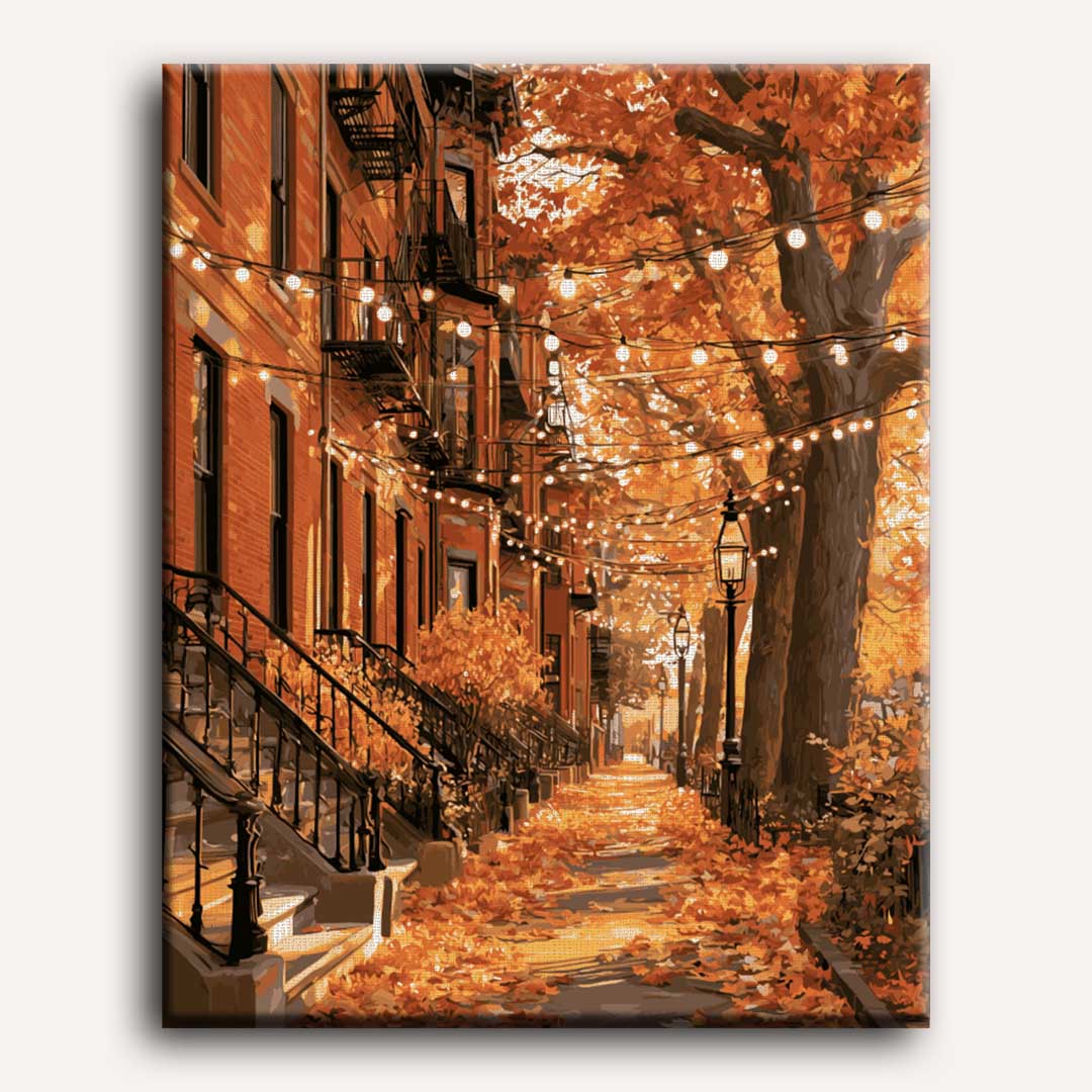 Luci d’autunno a Brooklyn | Dipingi con i numeri