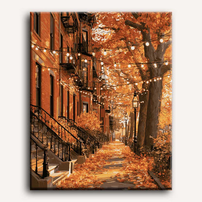 Luci d’autunno a Brooklyn | Dipingi con i numeri