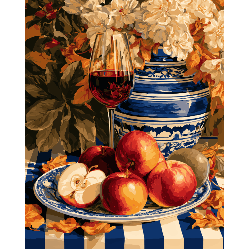 Apple Harvest Table | Paint by Number