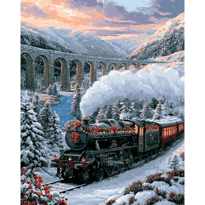 Snowbound Express | Paint by Number