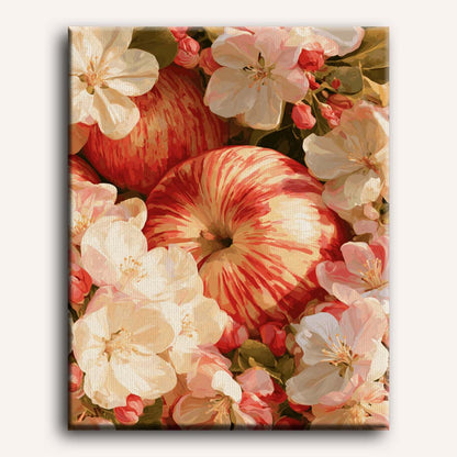 Bouquet de fleurs de pommier | Peinture à numéros