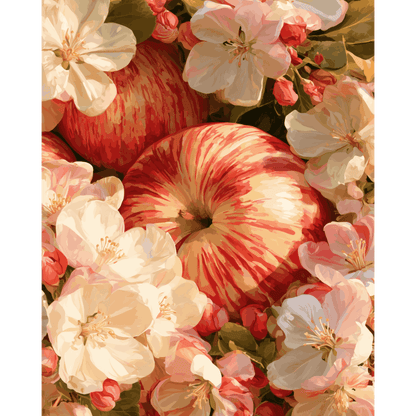 Apple Blossom Bunch | Paint by Number