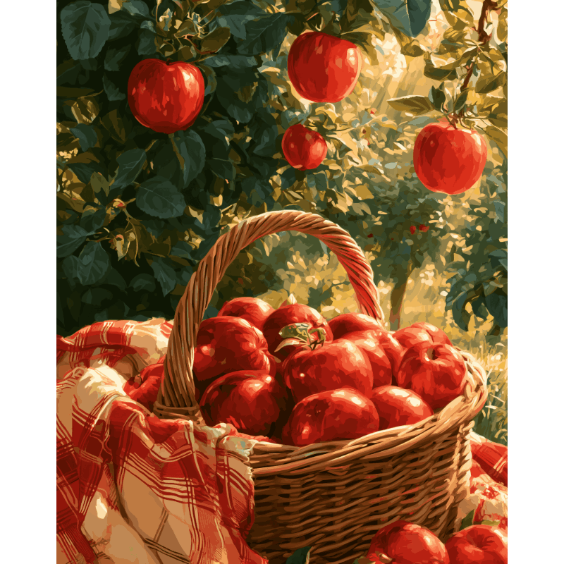 Autumn Apple Harvest | Paint by Number