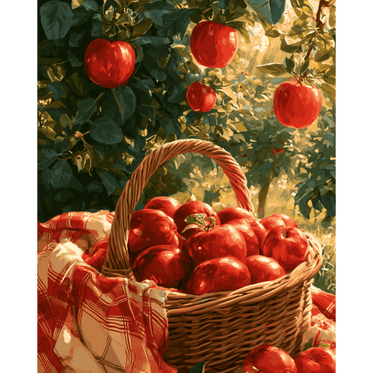 Autumn Apple Harvest | Paint by Number
