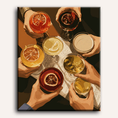 Cheers From Above | Paint by Number