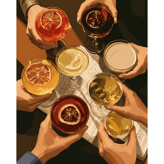 Cheers From Above | Paint by Number