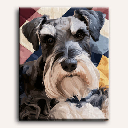 Schnauzer clásico | Pintar por números