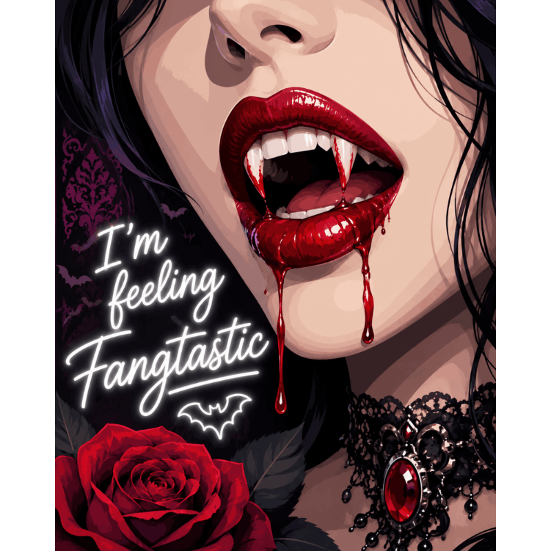 Fangtastic Bite | Paint by Number
