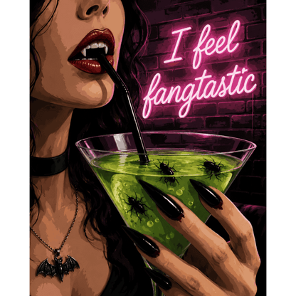 Fangtastic Cocktail | Paint by Number