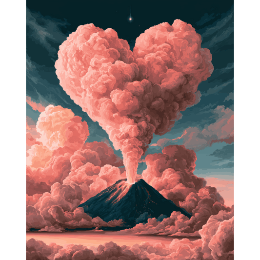 Heart in the Sky | Paint by Number