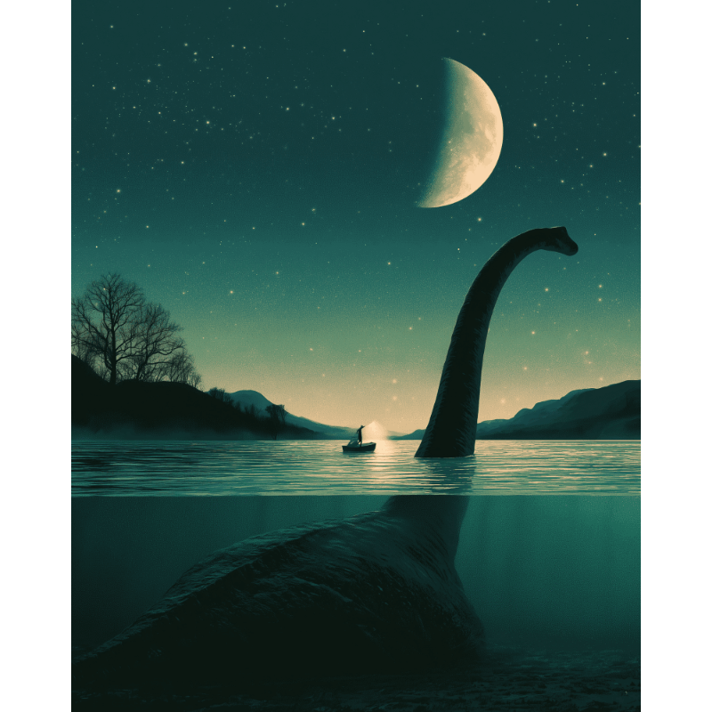 Loch Ness Monster | Paint by Number