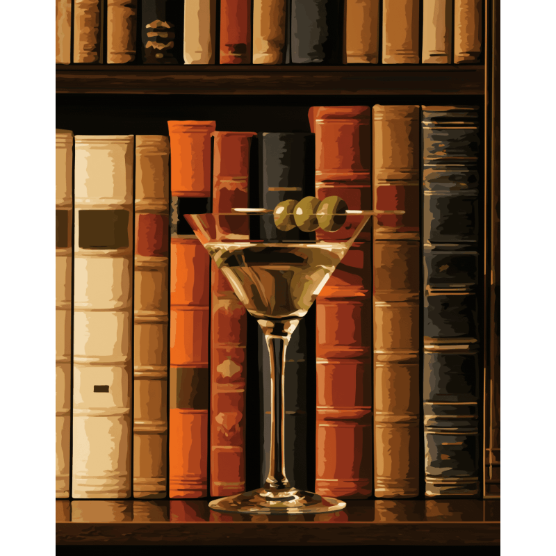 Olives Between Chapters | Paint by Number