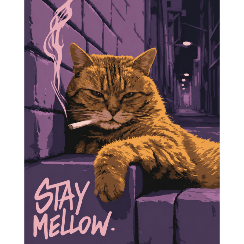 Stay Mellow | Paint by Number