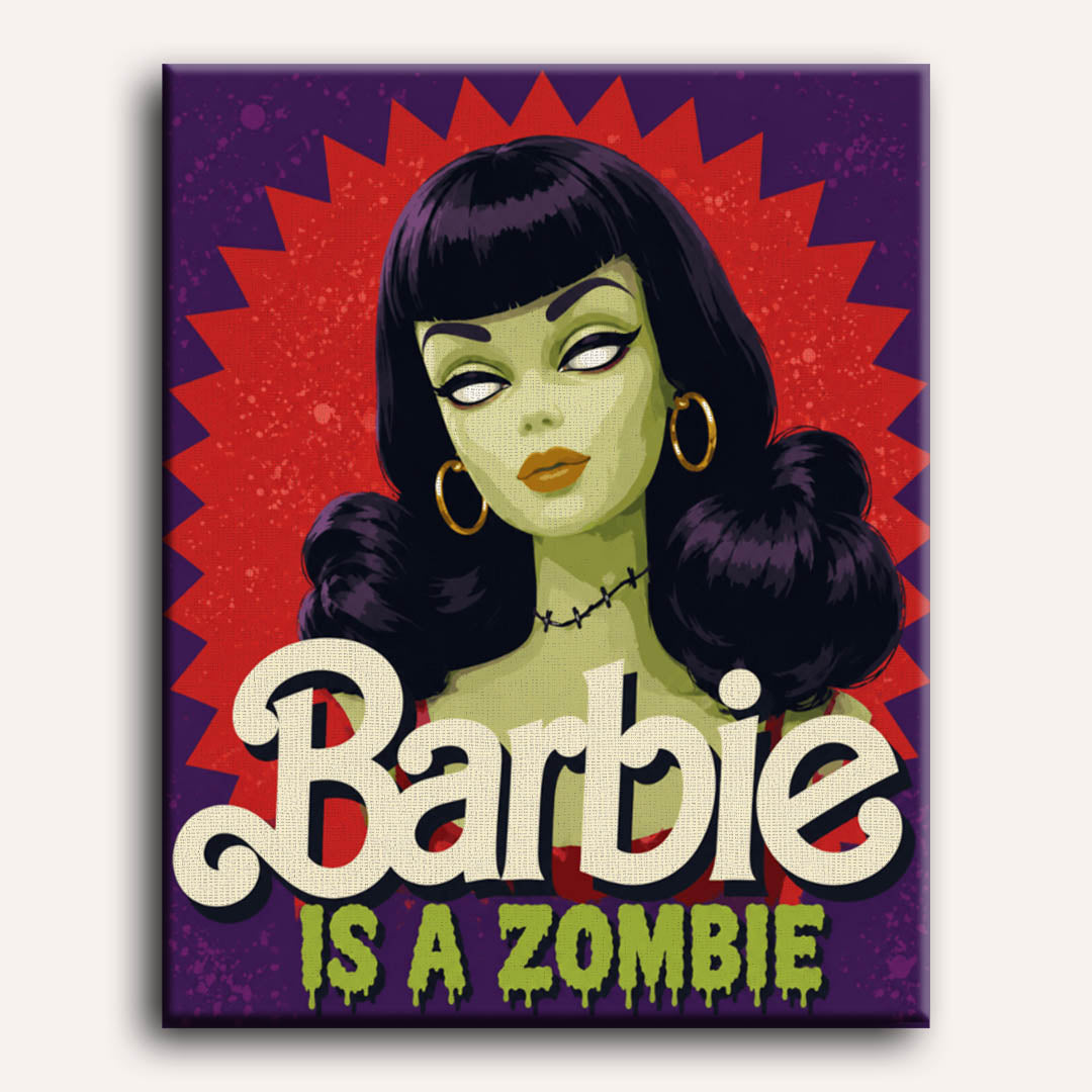 Bambola zombie | Dipingi con i numeri