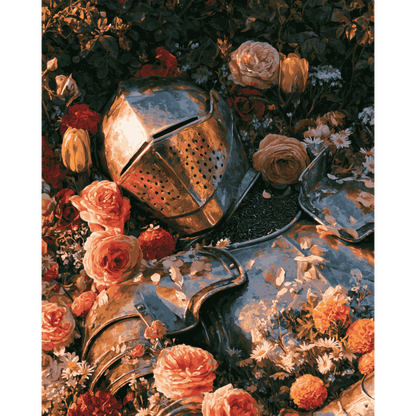 Armor & Roses | Paint by Number - Paint by numbers