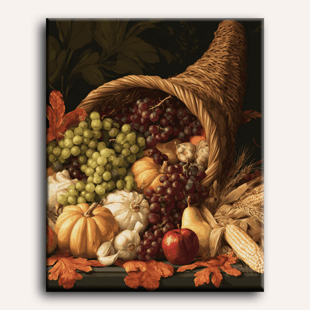 Autumn Cornucopia | Paint by Number