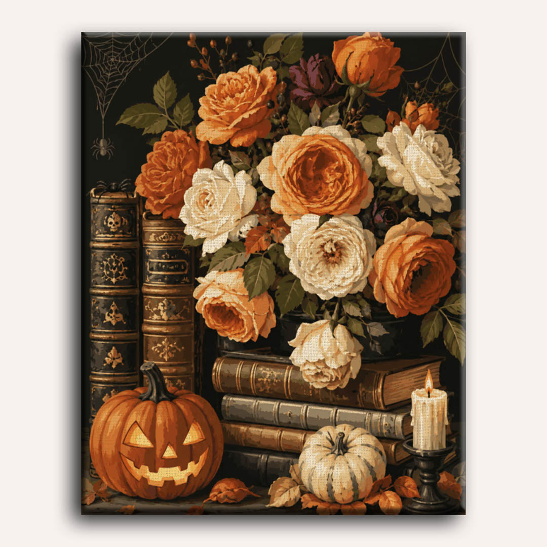 Autumn Rose Bouquet | Paint by Number