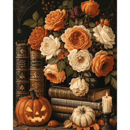 Autumn Rose Bouquet | Paint by Number - Paint by numbers