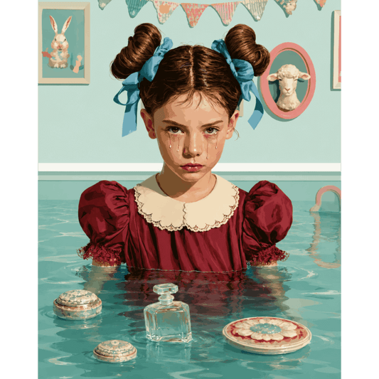 Bathtub Daydream | Paint by Number - Paint by numbers