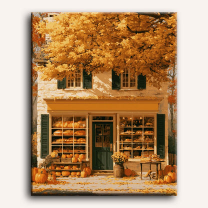 Cottage Bakery Facade | Paint by Number