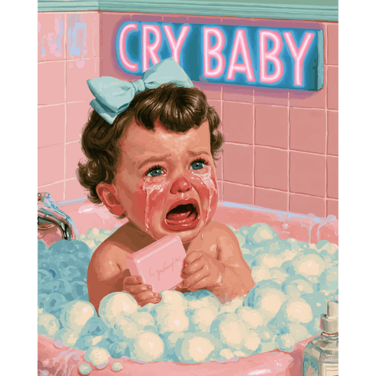 Cry Baby Bath | Paint by Number - Paint by numbers
