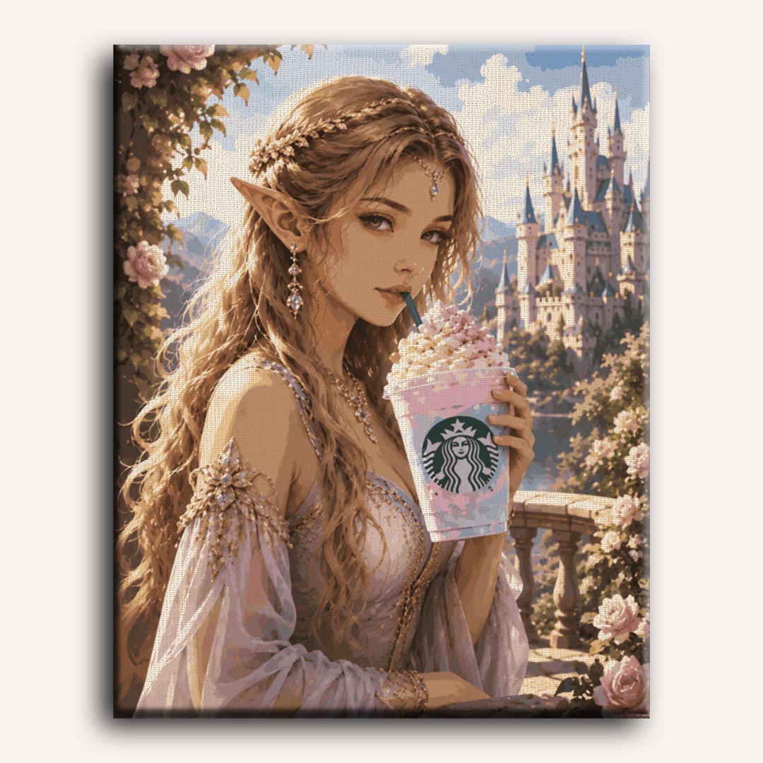 Un Drink al Castello Incantato | Dipingi con i numeri