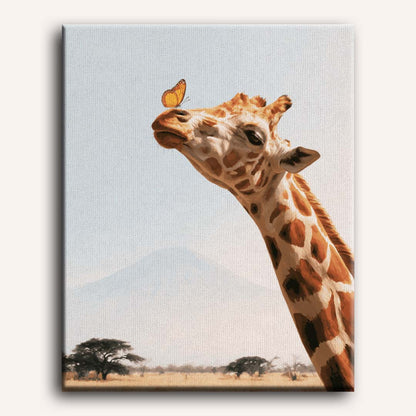 Kilimanjaro Giraffe | Paint by Number