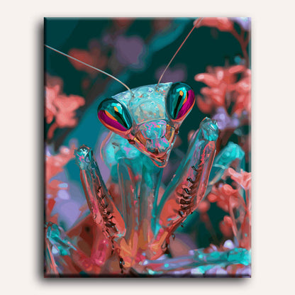 Mantis Close-Up | Paint by Number