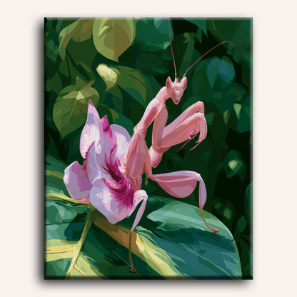 Orchid Mantis | Paint by Number