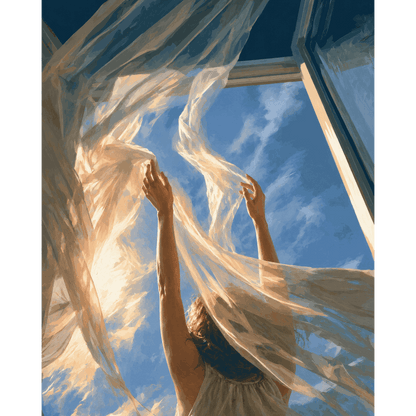 Chasing the Breeze | Paint by Number - Paint by numbers
