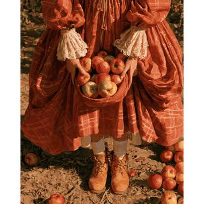 Orchard Apron | Paint by Number - Paint by numbers