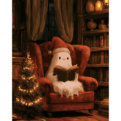 Ghost's Fireside Chapter | Paint by Number - Paint by numbers