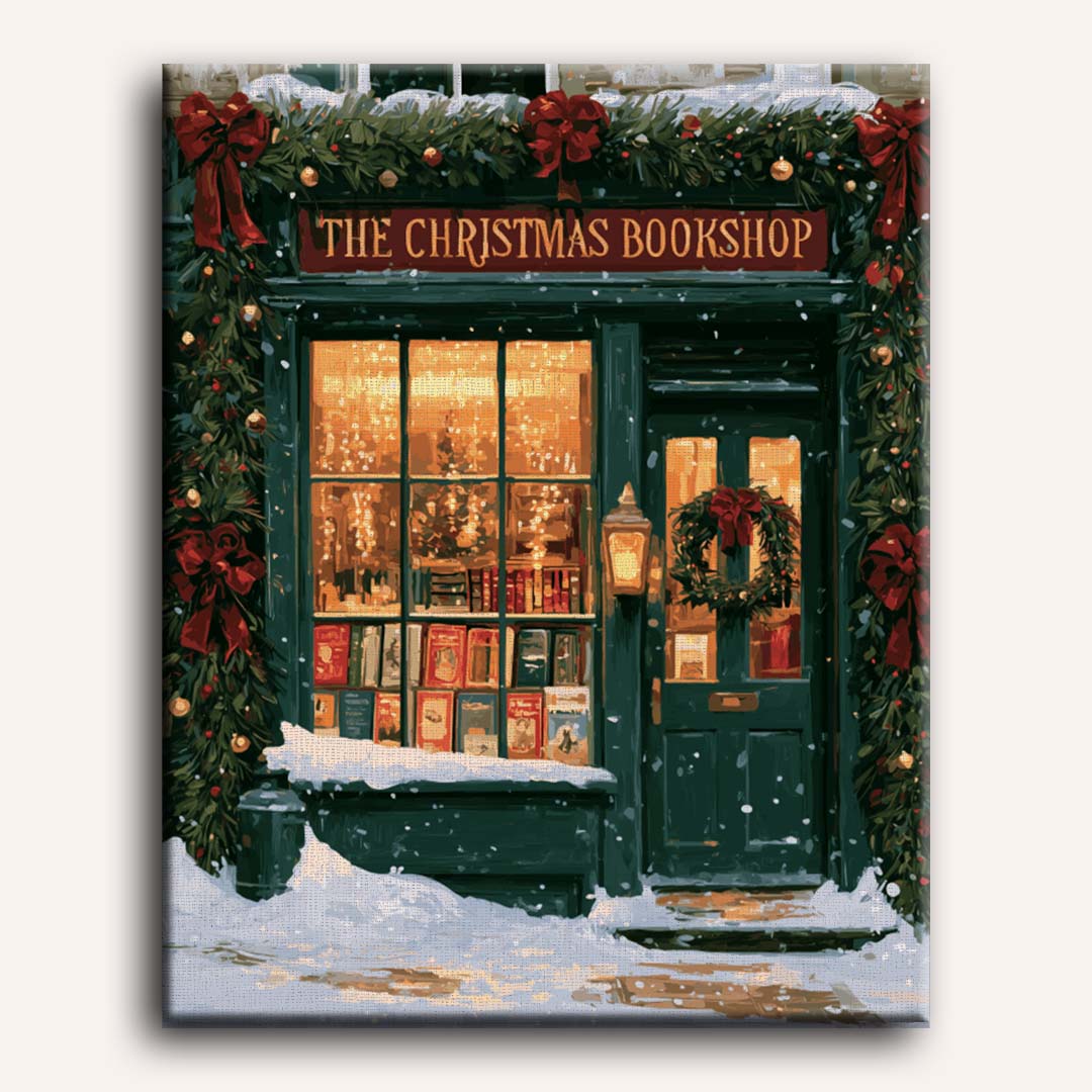 Midnight at the Bookshop | Paint by Number
