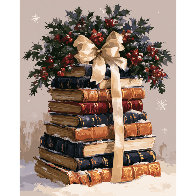 Holly & Hardcovers | Paint by Number - Paint by numbers
