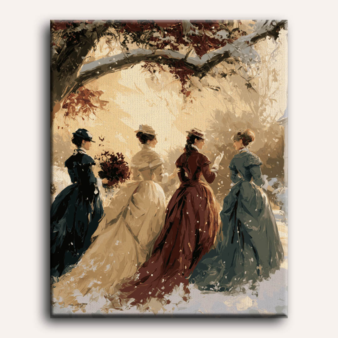 Winter Garden Stroll | Paint by Number