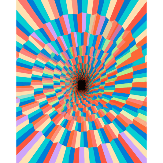Pastel Spiral | Paint by Number - Paint by numbers