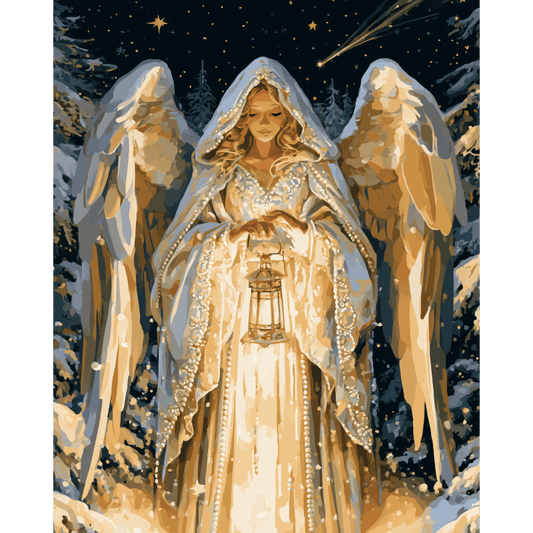 Comet Angel | Paint by Number - Paint by numbers