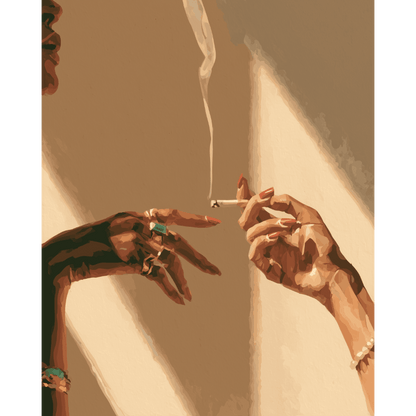 Shared Smoke | Paint by Number - Paint by numbers