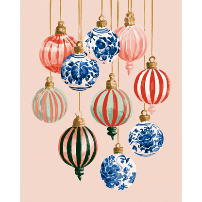 Ornament Parade | Paint by Number - Paint by numbers