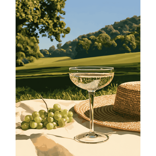 Golf Course Picnic | Paint by Number