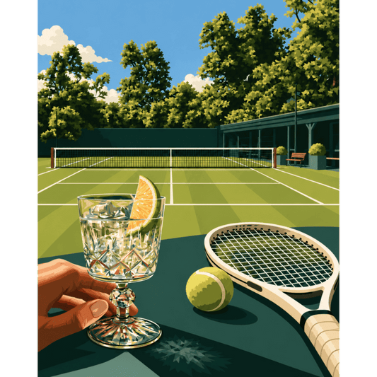 Tennis Club Cocktail | Paint by Number