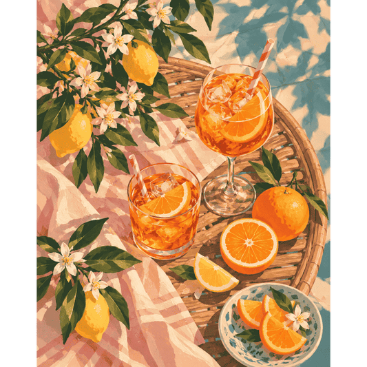 Citrus Aperitivo | Paint by Number