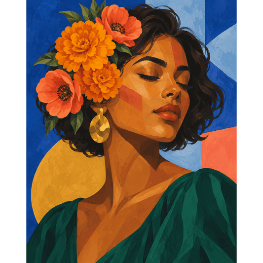 Marigold Muse | Paint by Number