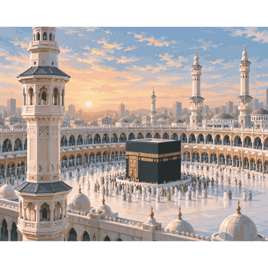 Mecca at Dawn | Paint by Number