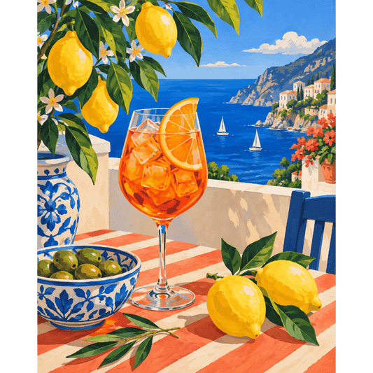 Amalfi Aperitivo | Paint by Number