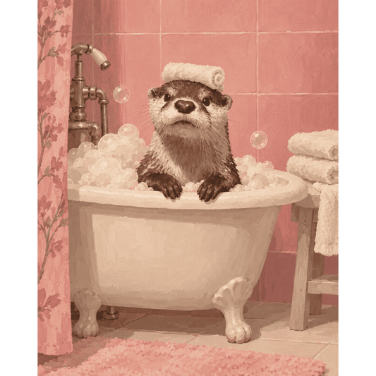 Otter Spa Day | Paint by Number