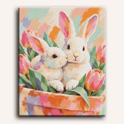 Springtime Pair | Paint by Number