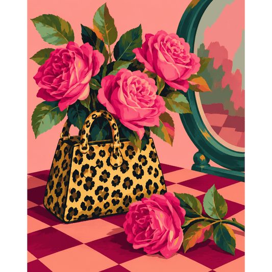 Wild Rose Vanity | Paint by Number